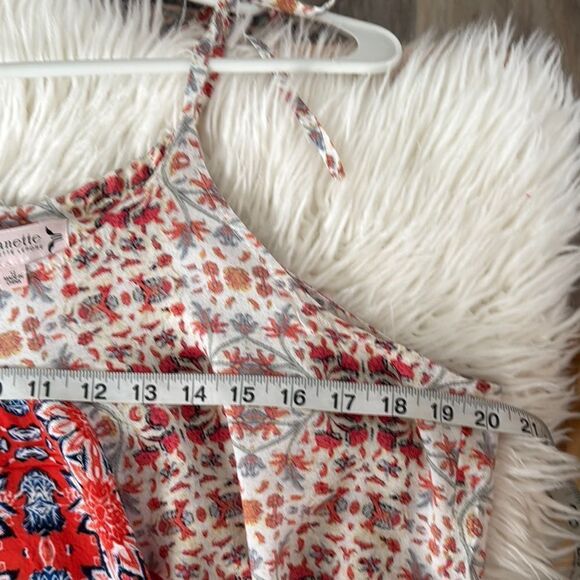 Nanette Lepore Floral Sleeveless Dress with Tie Straps - Picture 5 of 7